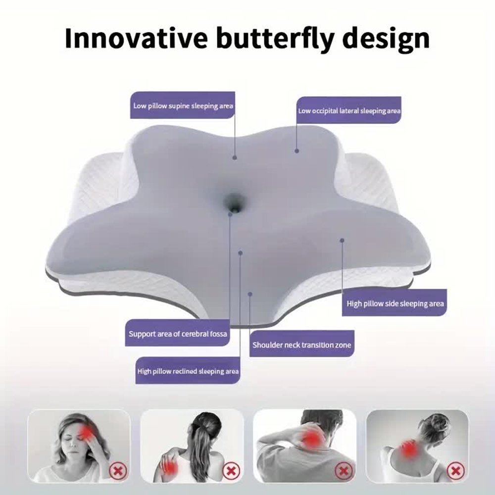 Memory Foam Orthopedic Pillow Neck Pain - Poduszki z pianki memory w kształcie