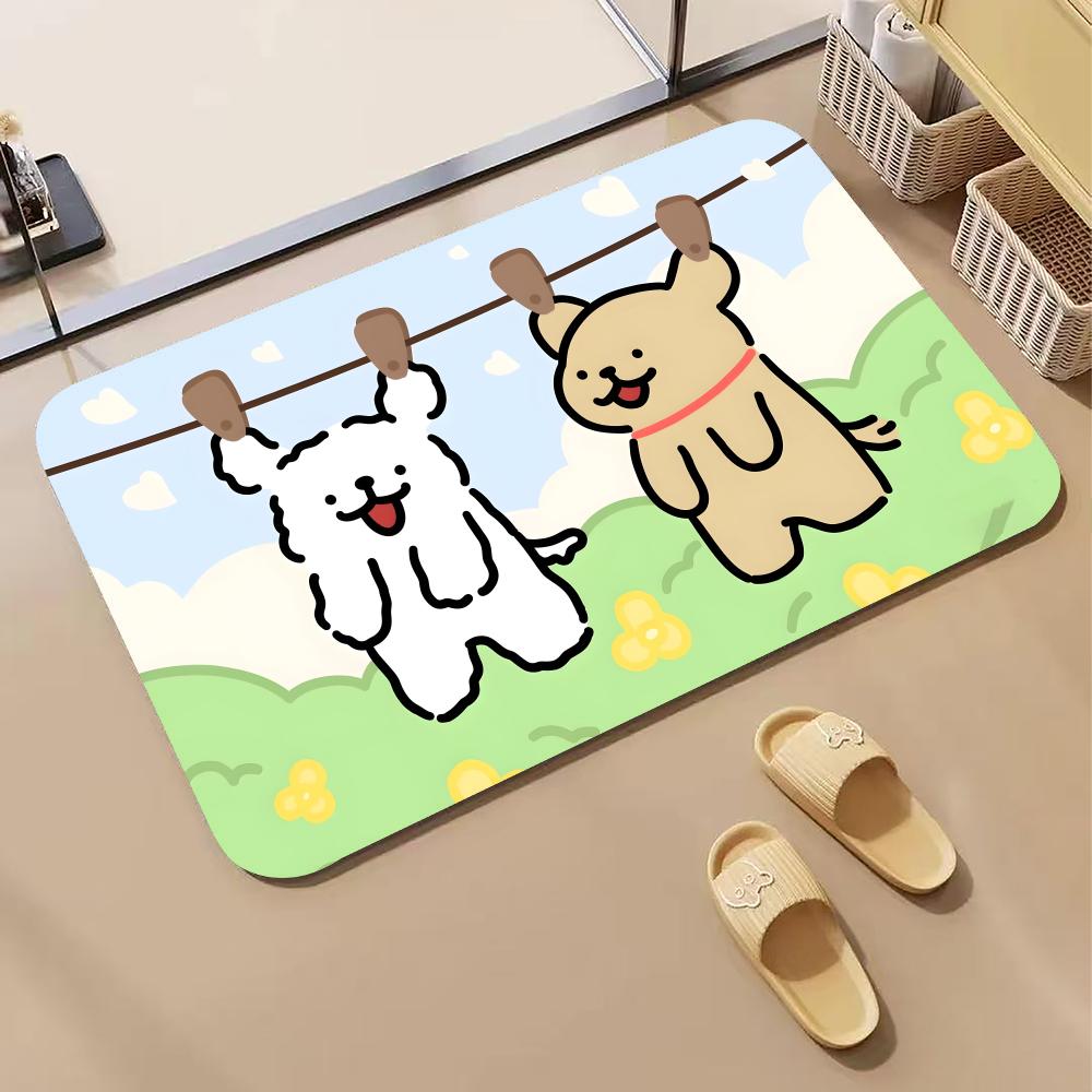 Quick Dry Diatomite Bath Mat - Anime L-LINE FRIENDS Mata podłogowa z