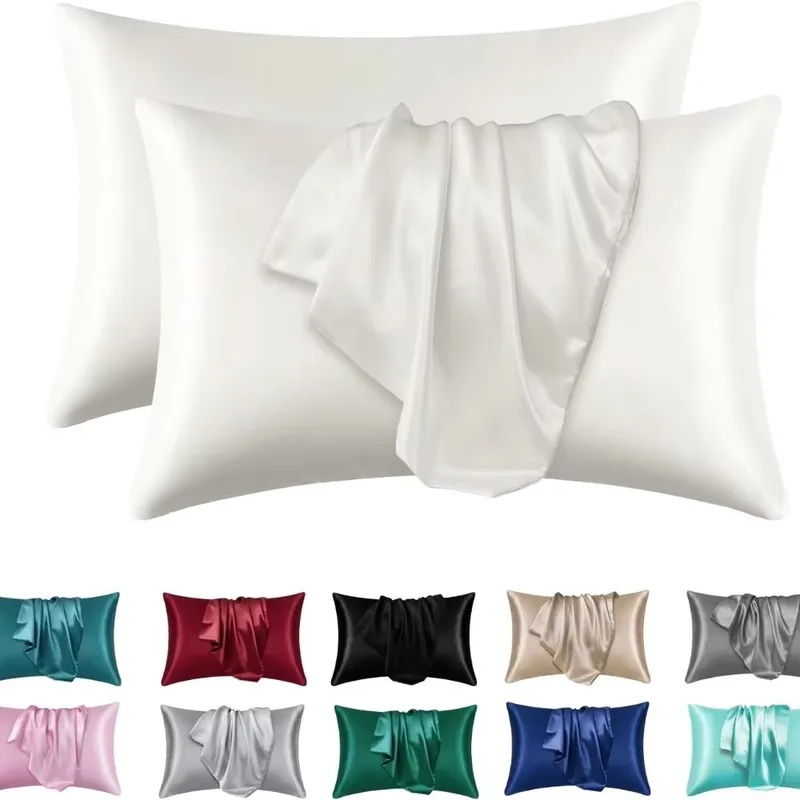 Satin Silk Pillowcase Hair Skin - 1/2 szt. Satynowa poszewka na poduszkę