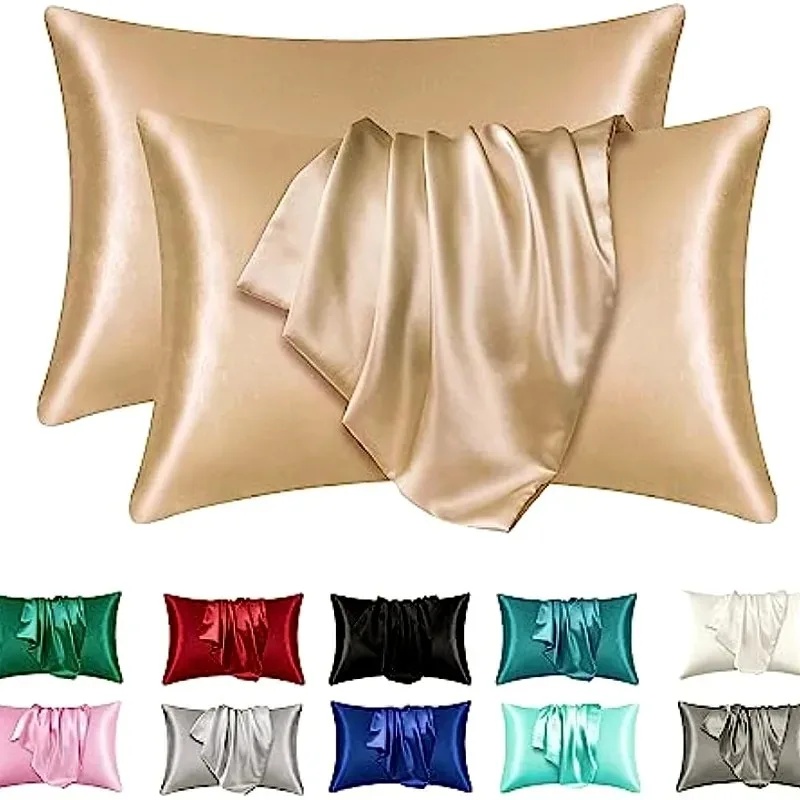 Satin Silk Pillowcase Hair Skin - Satynowa jedwabna poszewka na poduszkę dla