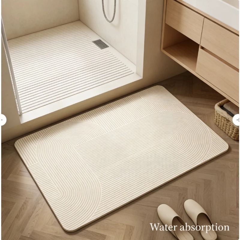 Quick Dry Diatomite Bath Mat - Mata łazienkowa z diatomitu, super chłonna,