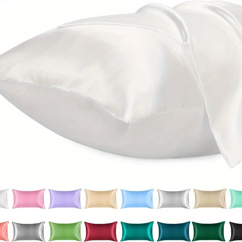 Satin Silk Pillowcase Hair Skin - 1PC Satynowa poszewka na włosy podobna