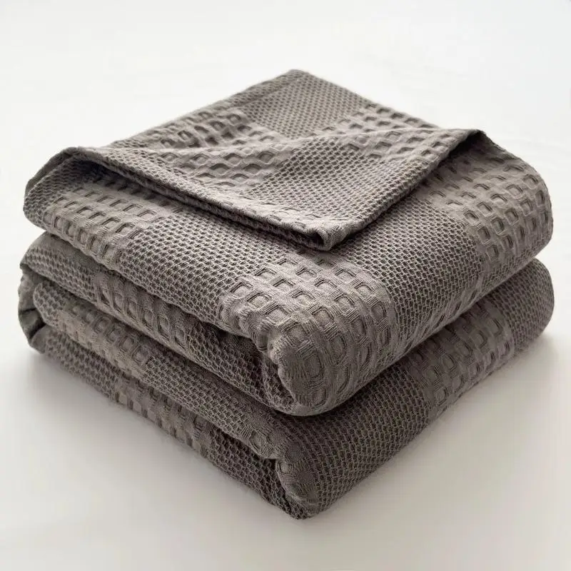 Muslin Cotton Bedspread - WASART Letnia bawełniana muślinowa kołdra-ręcznik, cienka