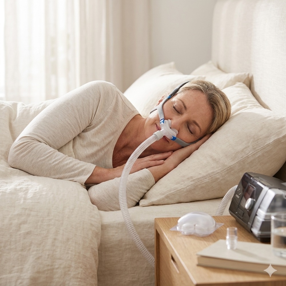 Anti Snore Contour Pillow - Nowy Zamienny Zestaw Maski CPAP z