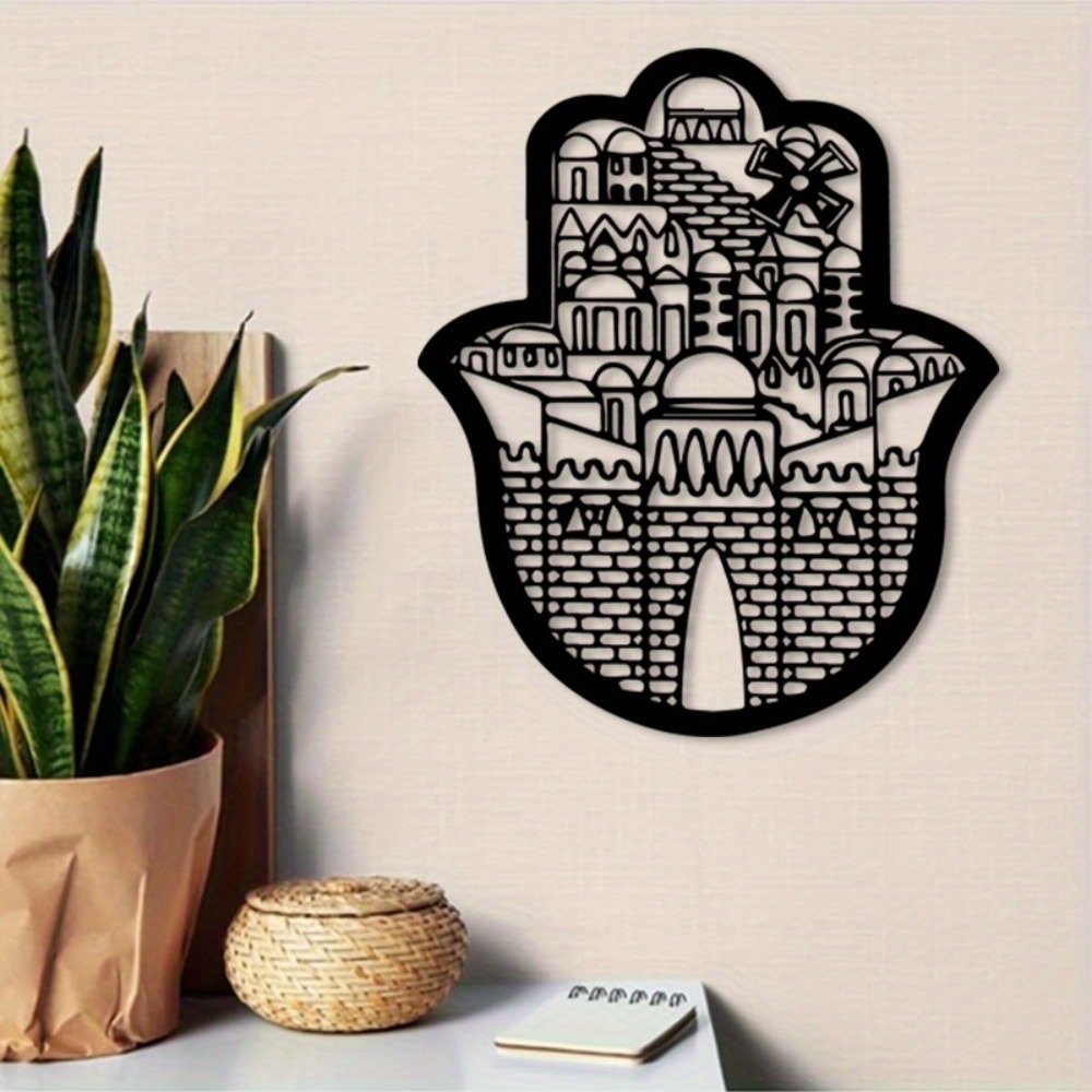 Home Decor - CIFBUY Żelazna Dekoracja Ścienna Architektura Islamska