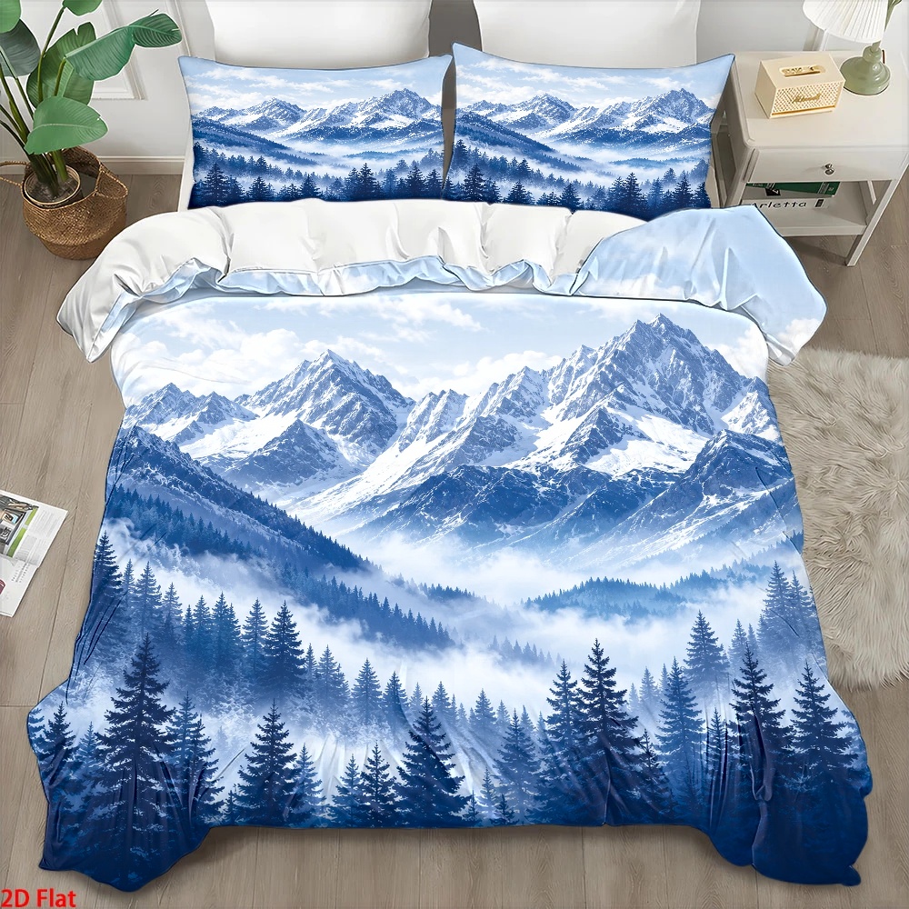 Duvet Cover Sets With Zipper - 3-częściowy zestaw pościeli w stylu nordyckim,