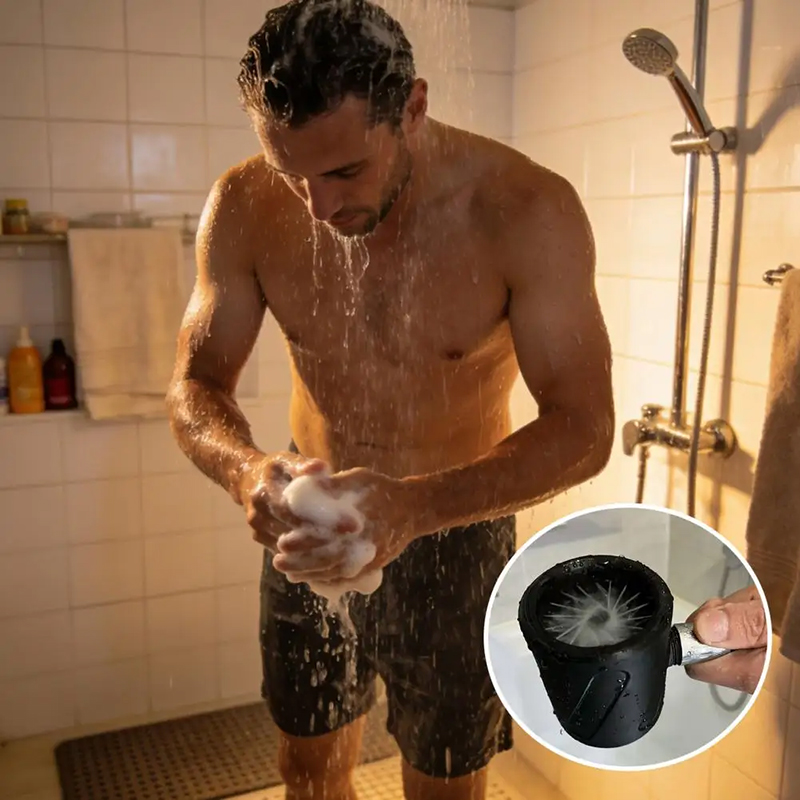 High Pressure Shower Head Handheld - Wysokociśnieniowa słuchawka prysznicowa, spiralna dysza do