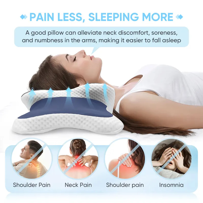 Memory Foam Orthopedic Pillow Neck Pain - Poduszka z pianki memory, poduszka ortopedyczna