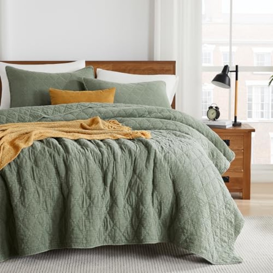 Muslin Cotton Bedspread - Zestaw kołdry z muślinu bawełnianego, wypełnienie