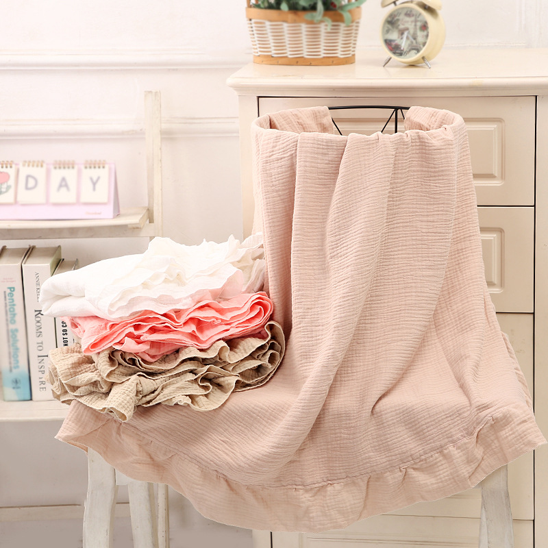 Muslin Cotton Bedspread - Kocyk z muślinu ze 100% bawełny