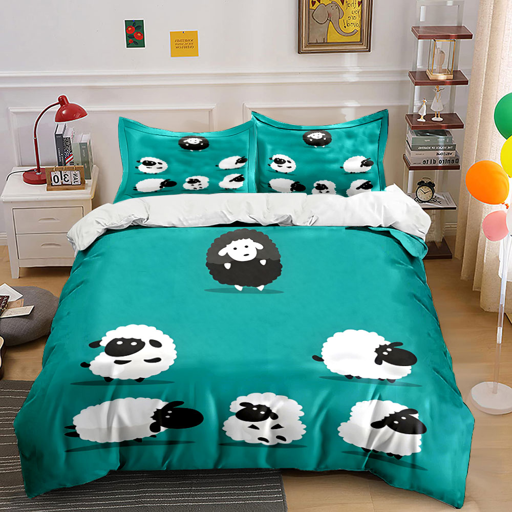 Duvet Cover Sets With Zipper - Zestaw poszewek na kołdrę z motywem