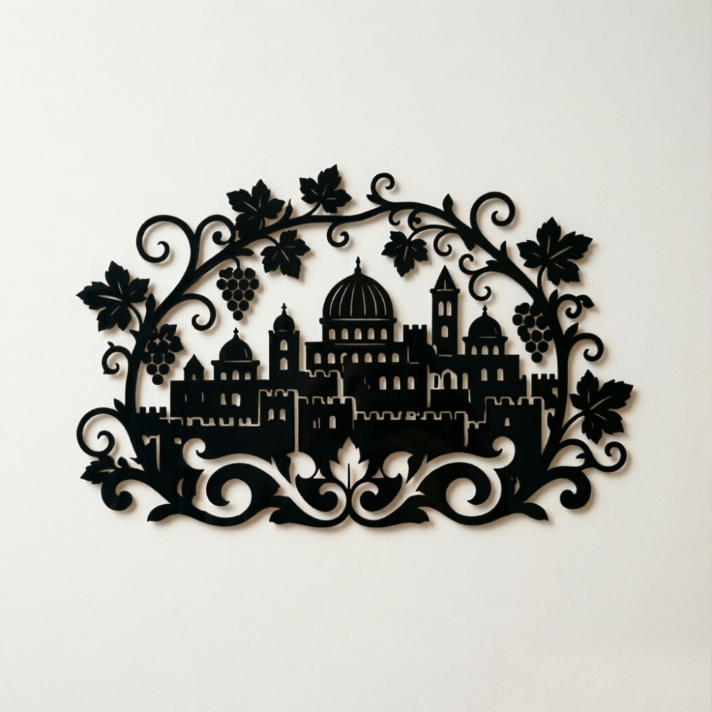 Home Decor - CIFBUY Metalowa Tabliczka Dekoracyjna z Motywem