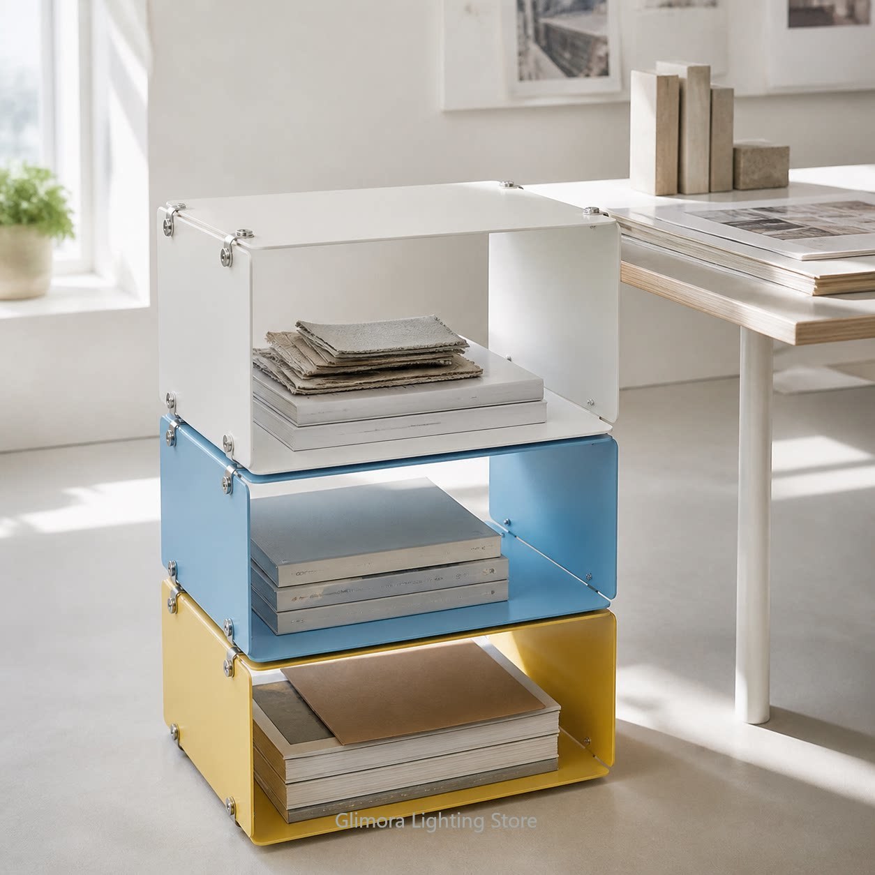 Storage & Organization - Kolorowa modułowa szafka magnetyczna z aluminium