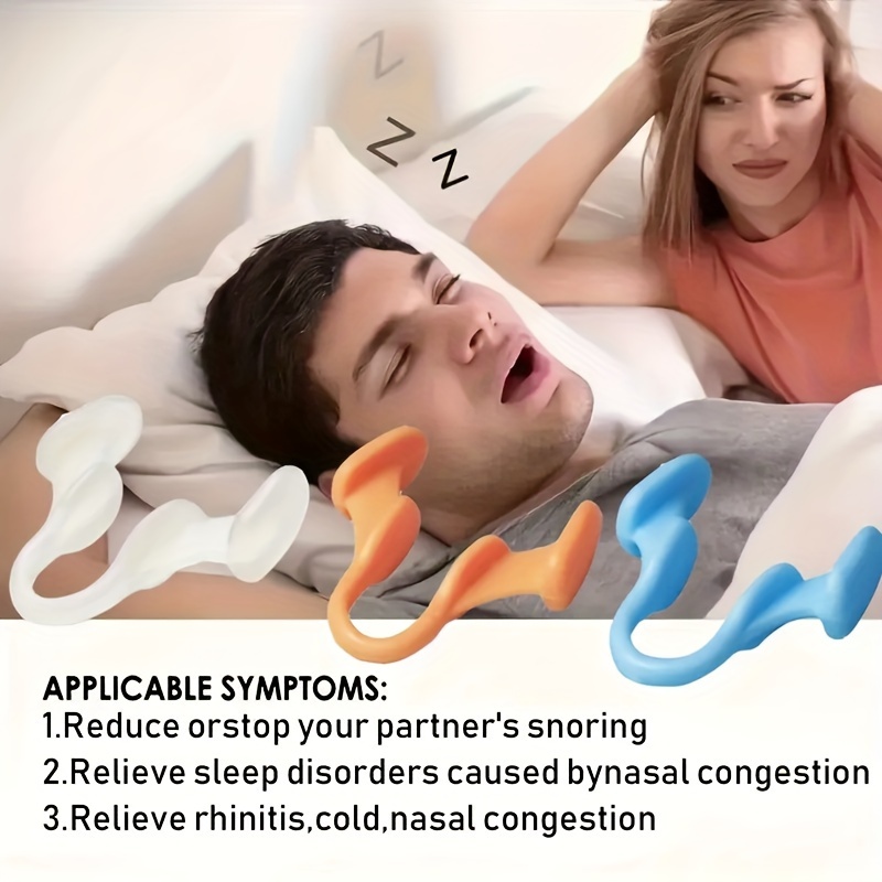 Anti Snore Contour Pillow - 2-10 szt. Silikonowe ekspandery nosa wspomagające