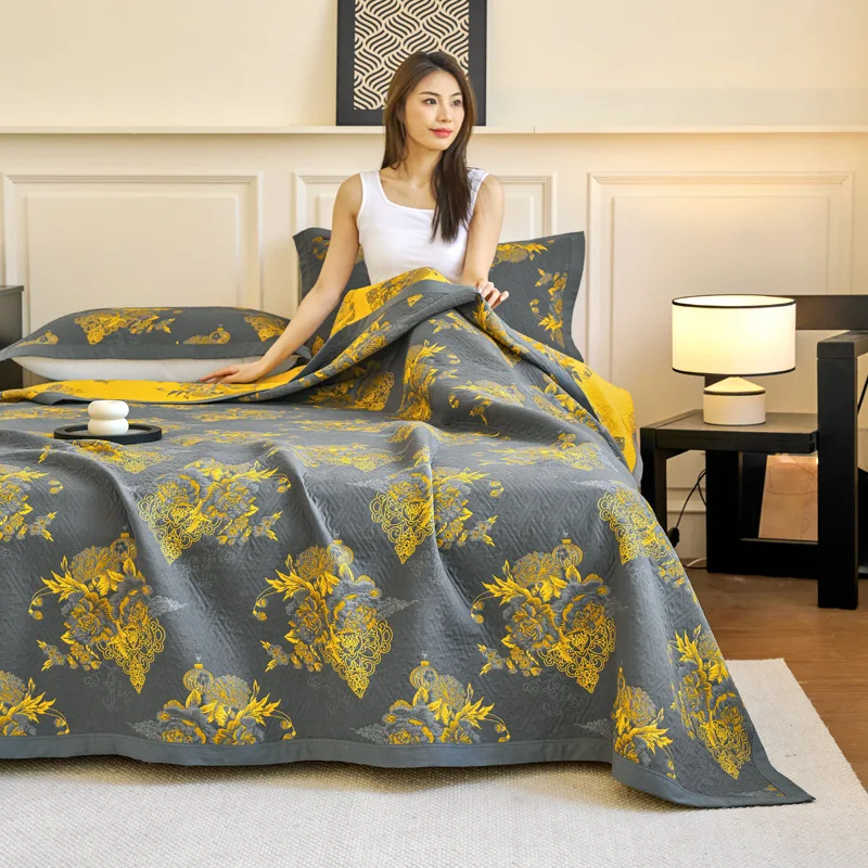 Muslin Cotton Bedspread - R -100% bawełniany koc z muślinu