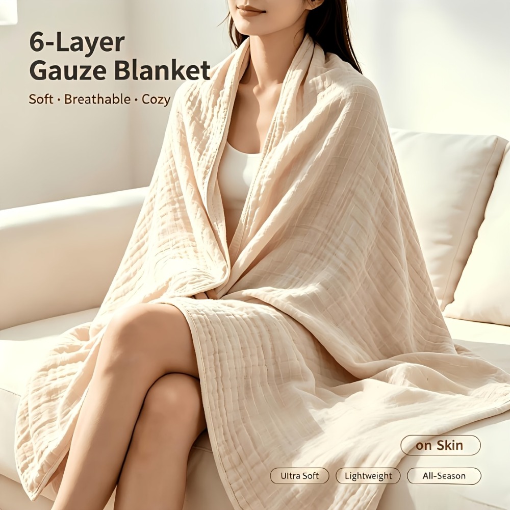 Koc z muślinu 100% bawełny, le – Muslin Cotton Bedspread recenzja i cena