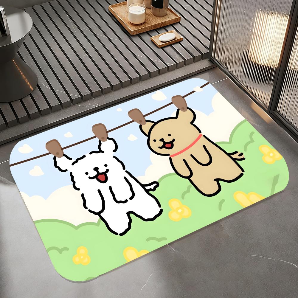 Anime L-LINE FRIENDS Mata podł – Quick Dry Diatomite Bath Mat recenzja i cena