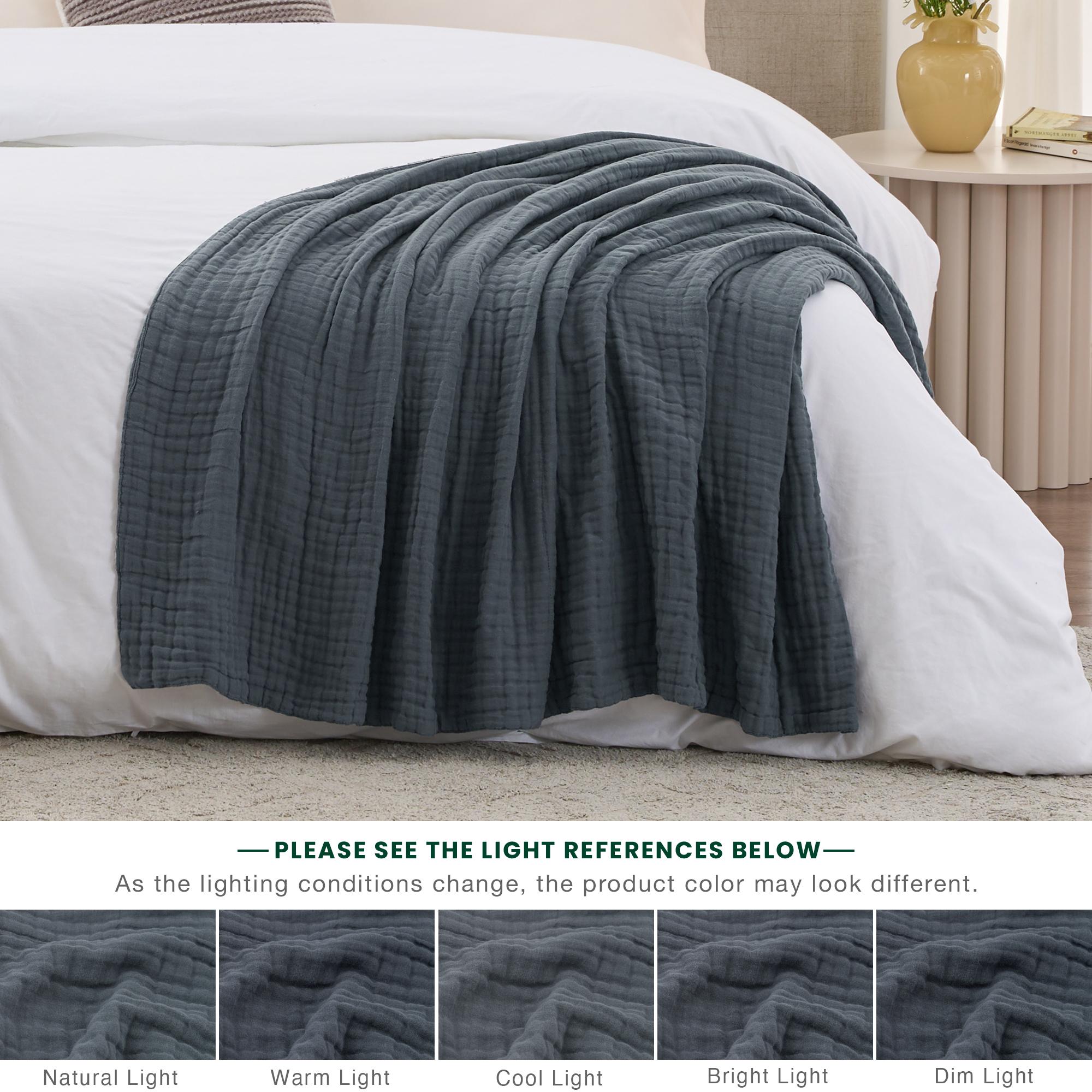 6-warstwowy koc z muślinu 100% – Muslin Cotton Bedspread recenzja i cena