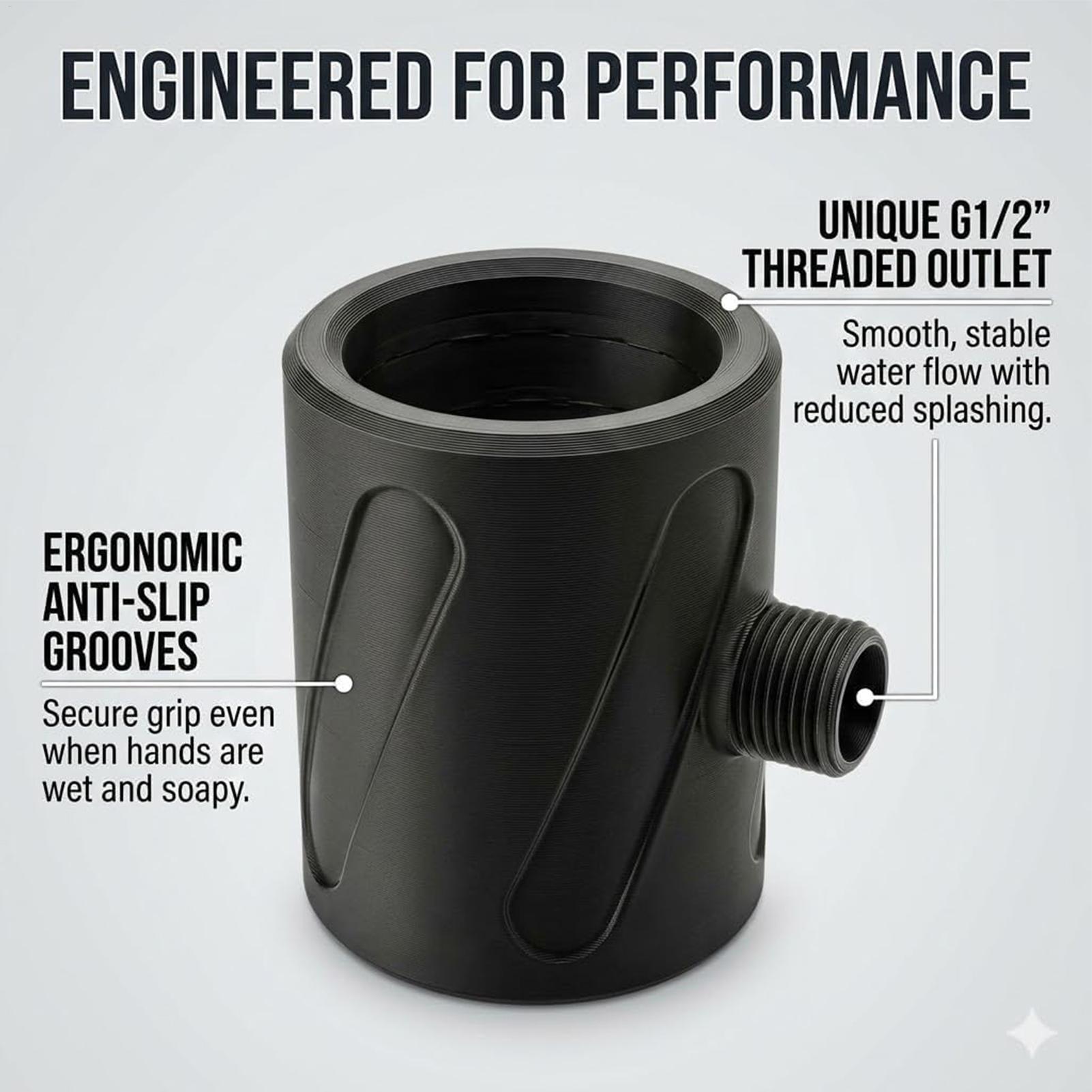 Głowica Prysznicowa z Grubymi  – High Pressure Shower Head Handheld recenzja i cena