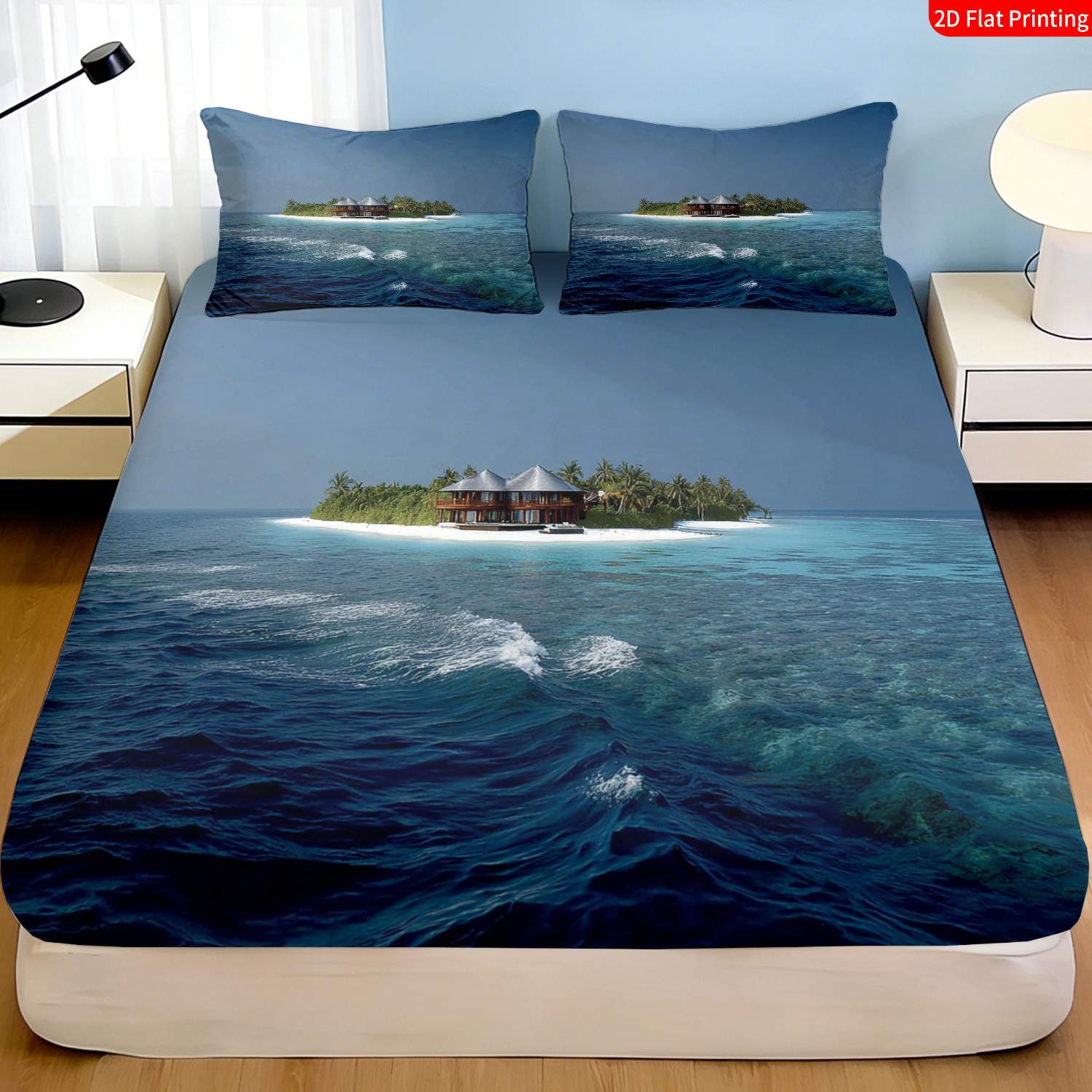 Komplet pościeli z motywem tro – Fitted Bed Sheets Deep Pocket recenzja i cena