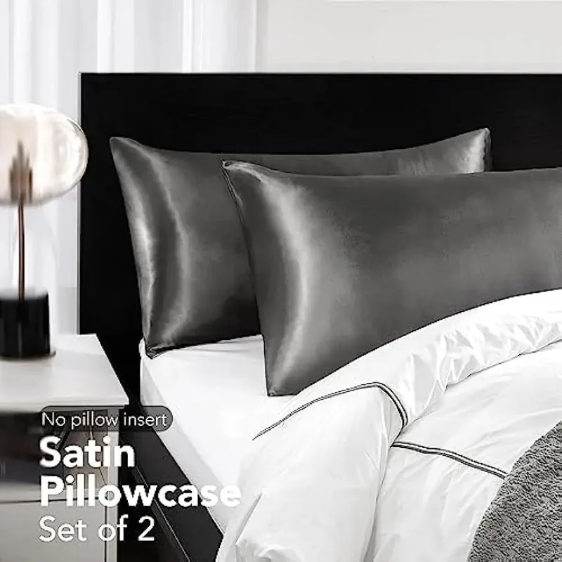 Satynowa jedwabna poszewka na  – Satin Silk Pillowcase Hair Skin recenzja i cena