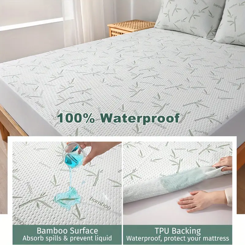 1 szt. Bambusowy ochraniacz na – Waterproof Mattress Protector Breathable recenzja i cena