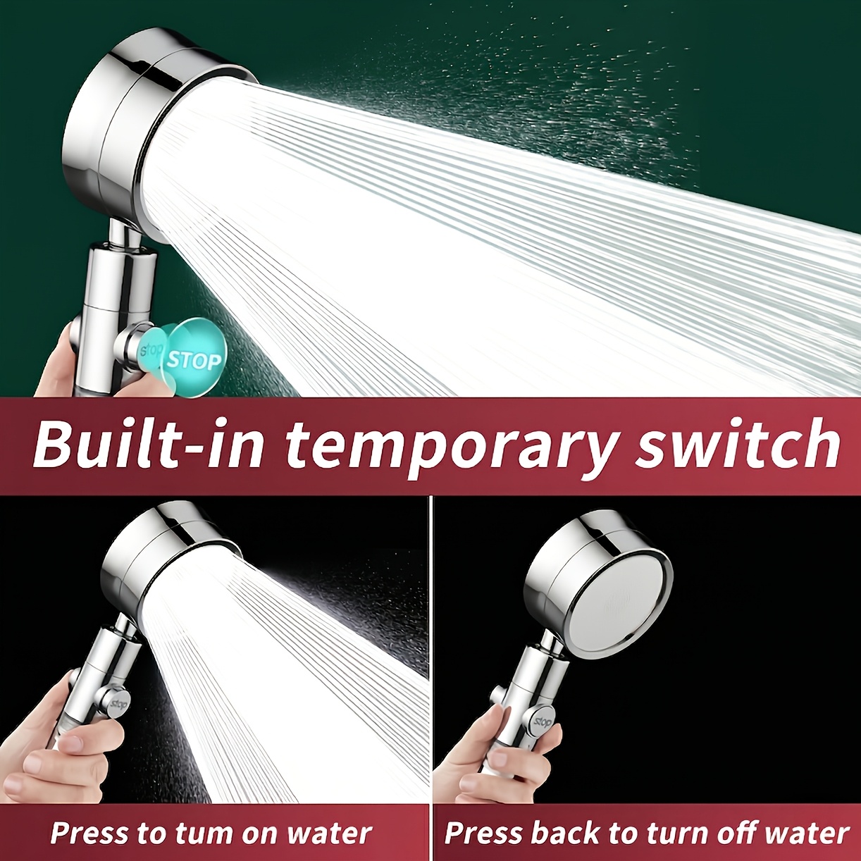 Widoczna Szybka Filtrująca Wod – High Pressure Shower Head Handheld recenzja i cena