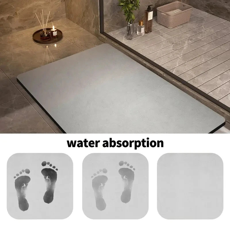 Mata diatomitowa VIKAMA, jedno – Quick Dry Diatomite Bath Mat recenzja i cena