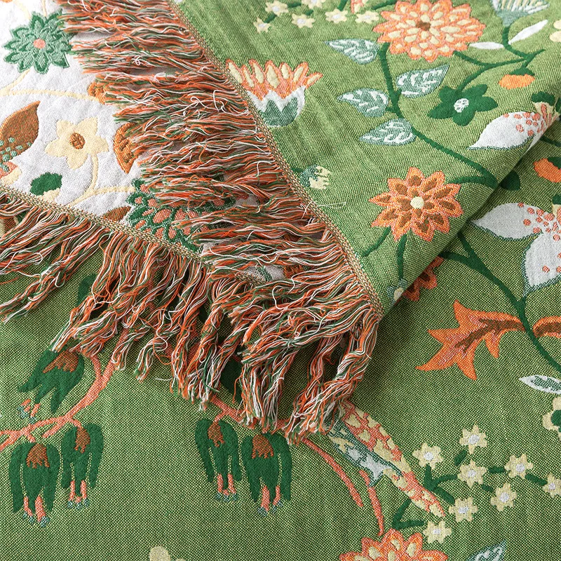 Koc z czystej bawełny, muślino – Muslin Cotton Bedspread recenzja i cena