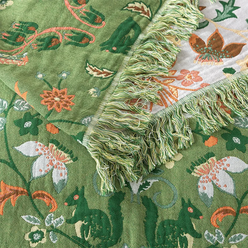 Koc z czystej bawełny, muślino – Muslin Cotton Bedspread recenzja i cena
