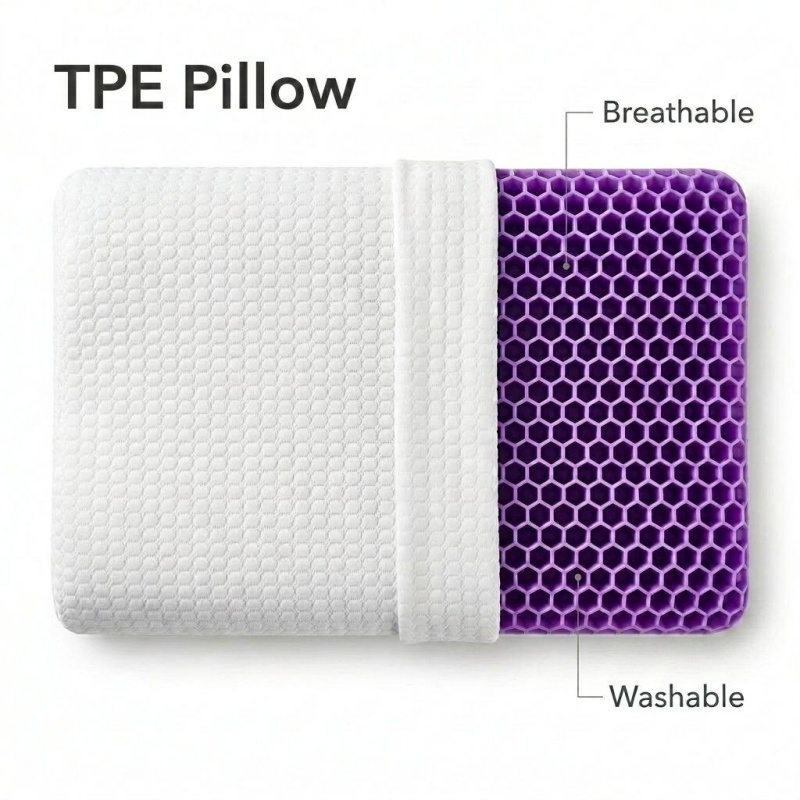 Oddychająca poduszka z TPE i p – Anti Snore Contour Pillow recenzja i cena