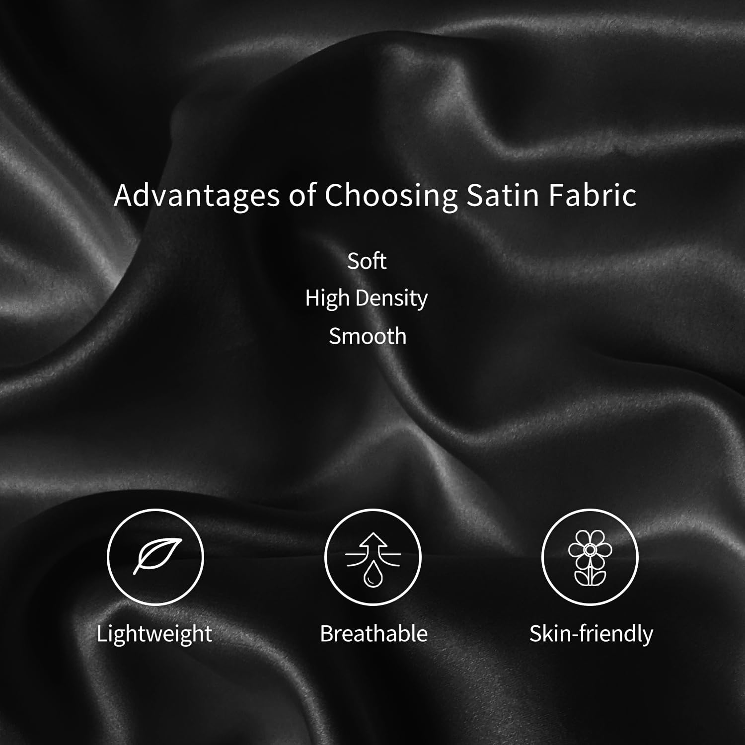 2 sztuki satynowych poszewek n – Satin Silk Pillowcase Hair Skin recenzja i cena