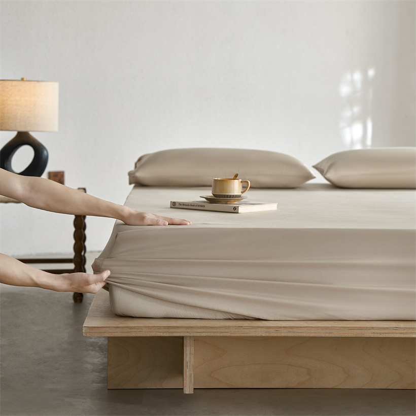 Prześcieradło z gumką ze 100%  – Fitted Bed Sheets Deep Pocket recenzja i cena