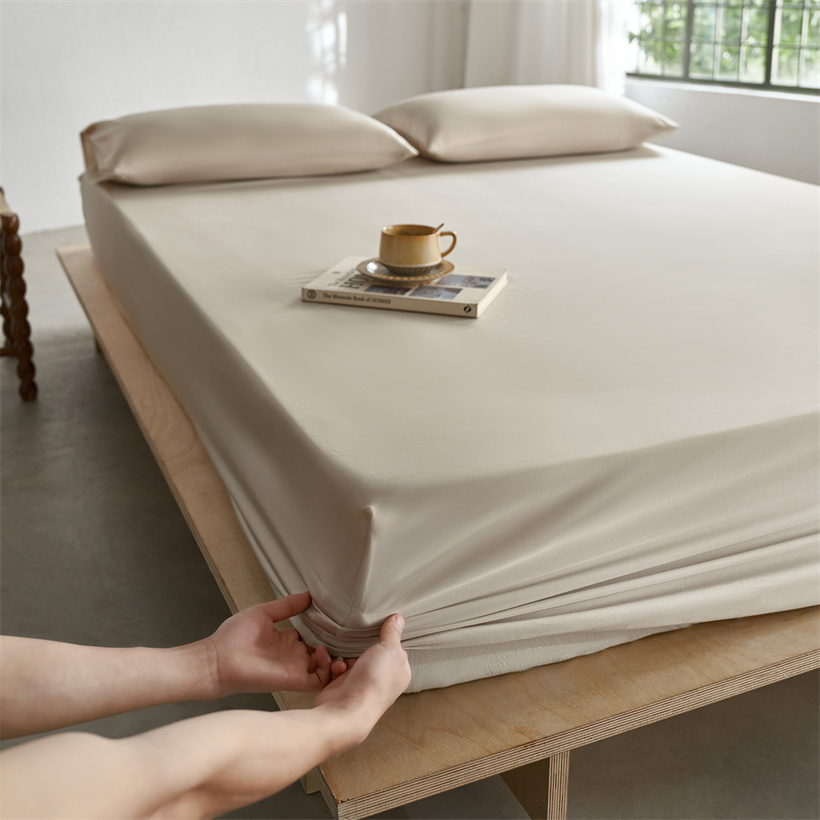 Prześcieradło z gumką ze 100%  – Fitted Bed Sheets Deep Pocket recenzja i cena