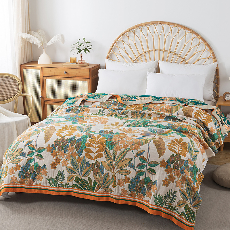 Muślinowa gaza Narzuta na łóżk – Muslin Cotton Bedspread recenzja i cena