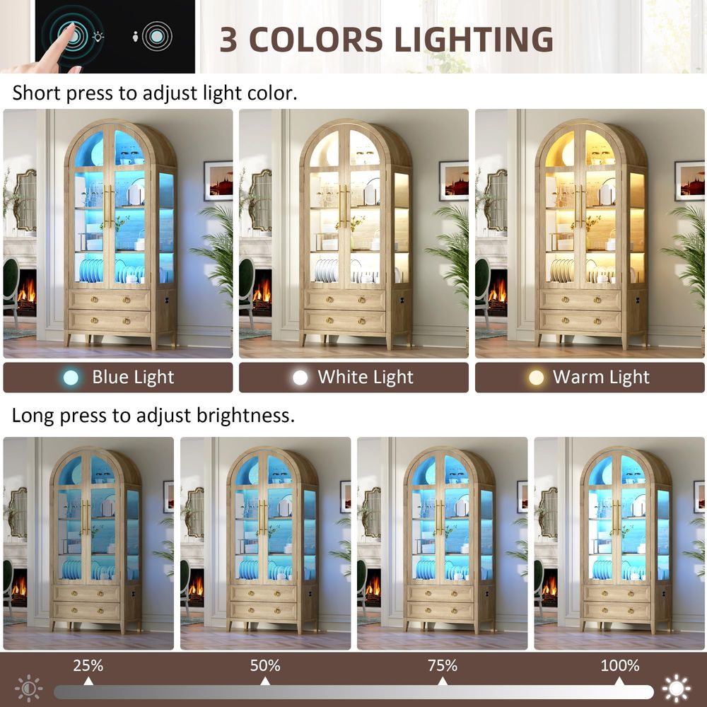 Szafka ekspozycyjna łukowa z s – Lighting recenzja i cena