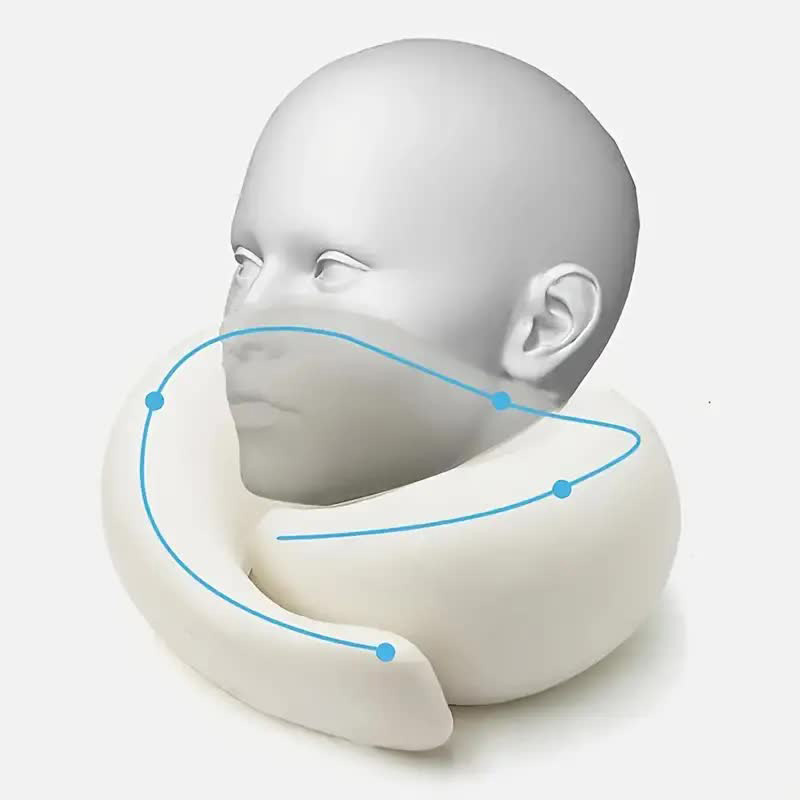 Podróżna poduszka pod szyję z  – Anti Snore Contour Pillow recenzja i cena