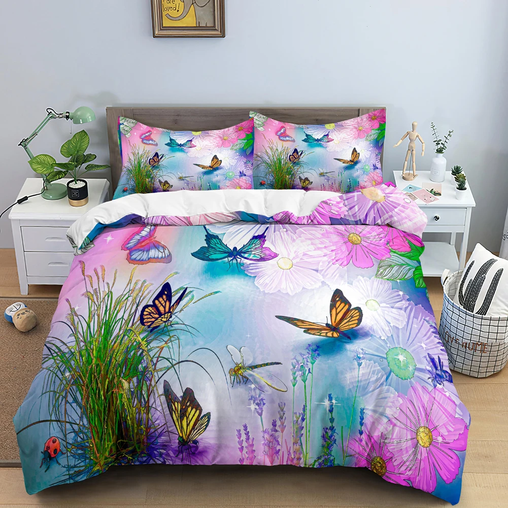 Zestaw pościeli Butterfly 3D F – Duvet Cover Sets With Zipper recenzja i cena