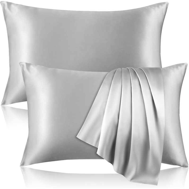 2 szt. Satynowe poszewki na po – Satin Silk Pillowcase Hair Skin recenzja i cena