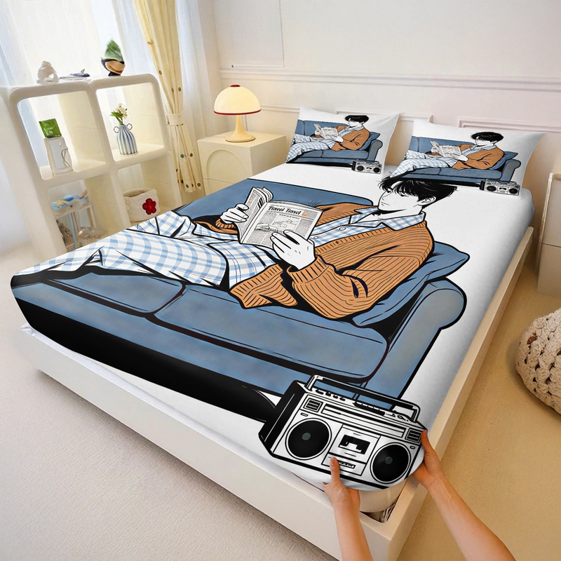 Miękki Zestaw Prześcieradeł Po – Fitted Bed Sheets Deep Pocket recenzja i cena