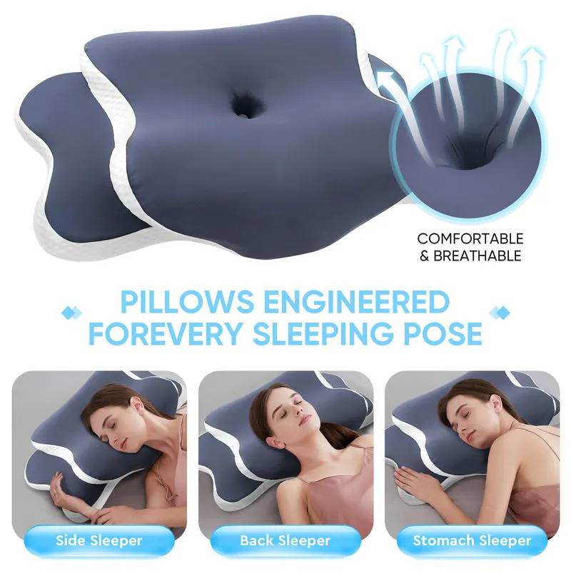 Poduszka z pianki memory, podu – Memory Foam Orthopedic Pillow Neck Pain recenzja i cena