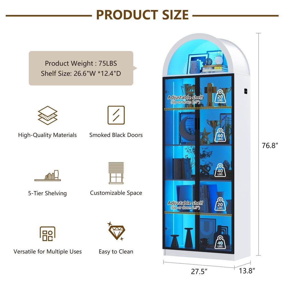 Witryna z drzwiami i regulowan – Storage & Organization recenzja i cena