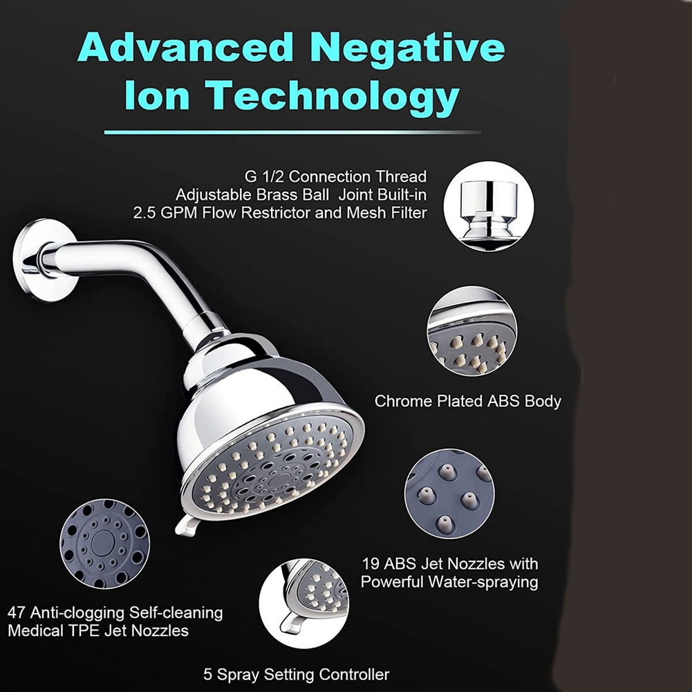1 szt. Słuchawka prysznicowa d – High Pressure Shower Head Handheld recenzja i cena