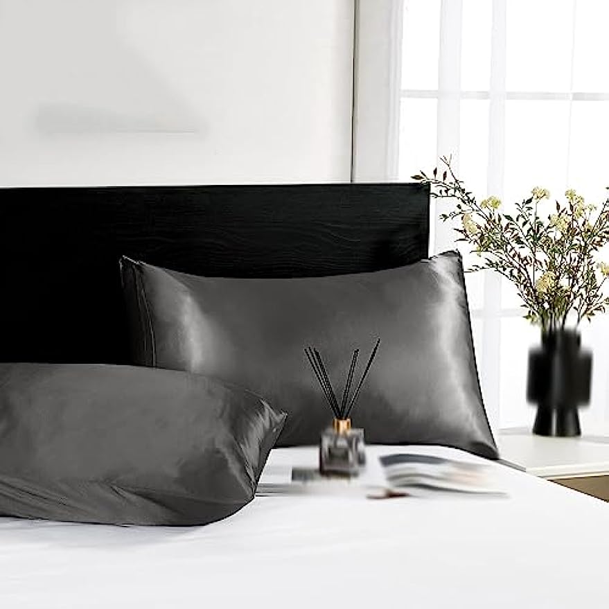 2 szt. Satynowe poszewki na po – Satin Silk Pillowcase Hair Skin recenzja i cena
