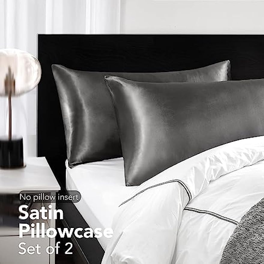 2 szt. Satynowe poszewki na po – Satin Silk Pillowcase Hair Skin recenzja i cena