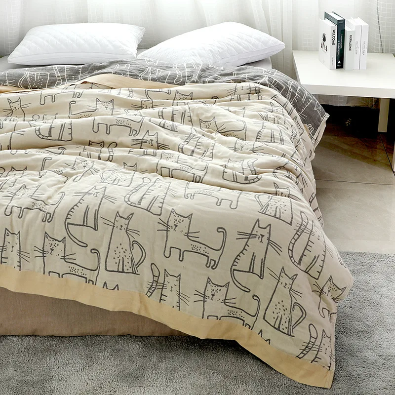 WASART Pure cotton twel muślin – Muslin Cotton Bedspread recenzja i cena