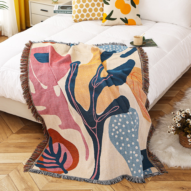 Tekstylne miasto in Alice wzor – Boho Throw Blanket Fringe recenzja i cena