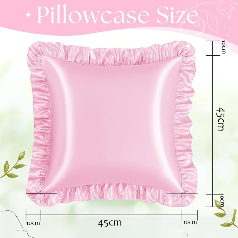 2 szt. satynowych poszewek na  – Satin Silk Pillowcase Hair Skin recenzja i cena