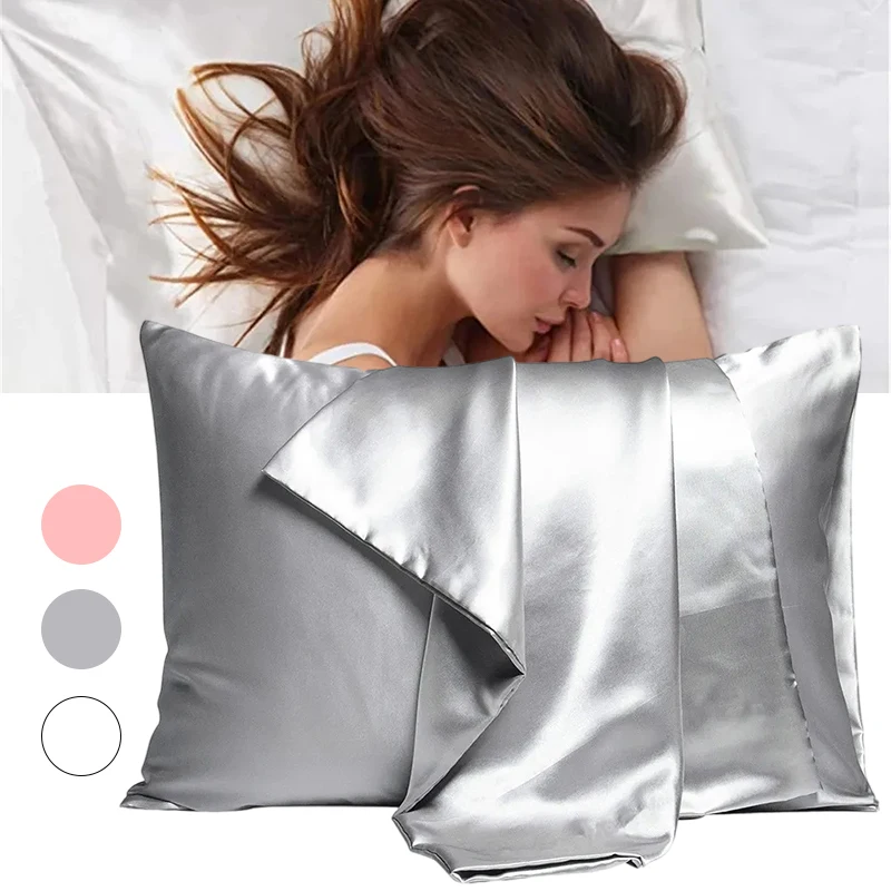 Nowa jedwabna satynowa poszewk – Satin Silk Pillowcase Hair Skin recenzja i cena