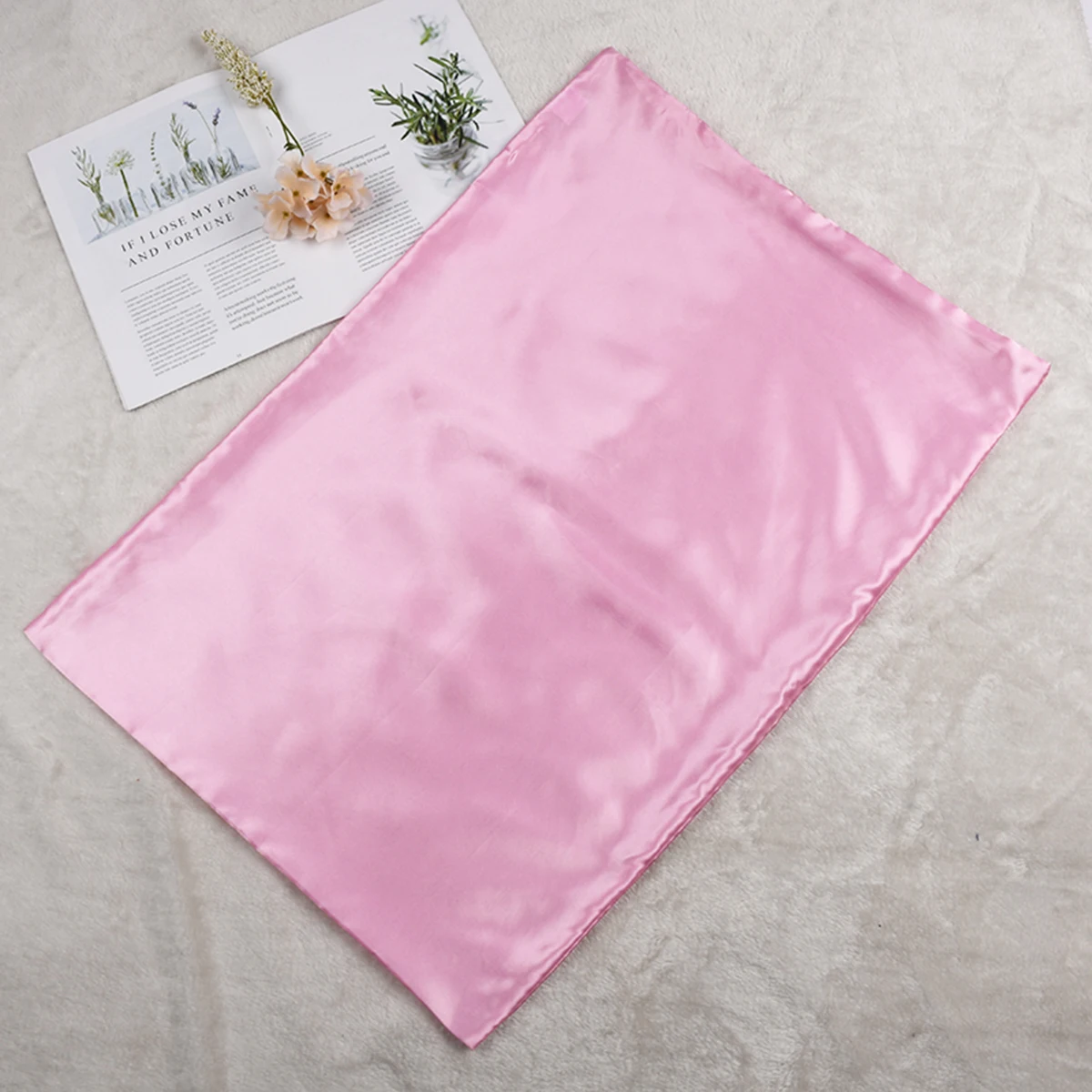 Nowa jedwabna satynowa poszewk – Satin Silk Pillowcase Hair Skin recenzja i cena